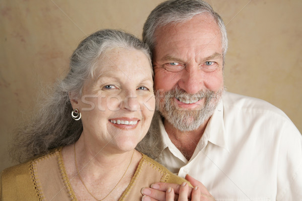 Alegremente casado retrato atraente casal Foto stock © lisafx