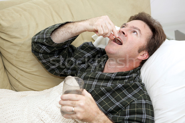 Home Sick - Medication Stock photo © lisafx