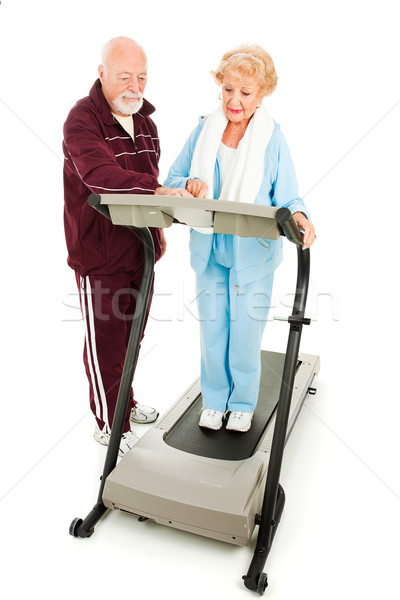 Seniors Exercise Together Stock photo © lisafx