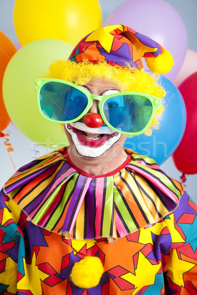 Humoristique anniversaire clown drôle [[stock_photo]] © lisafx