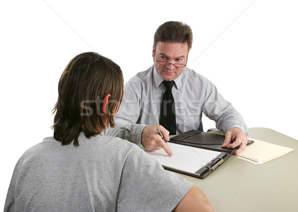 Guidance Counselor - Permanent Record Stock photo © lisafx