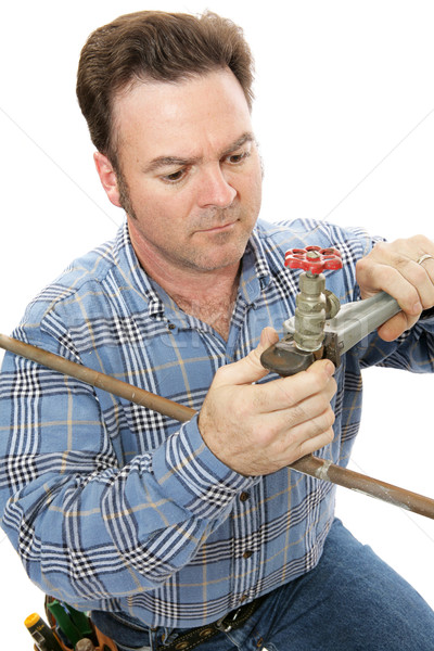 Plumber Working Stock photo © lisafx