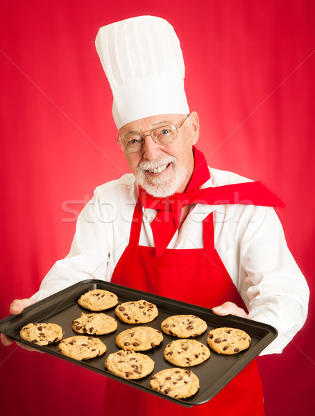 Stock photo: Chef Bakes Cookies