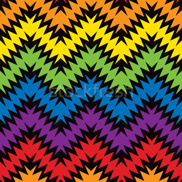 Jagged Zig Zag Pattern Stock photo © Lisann