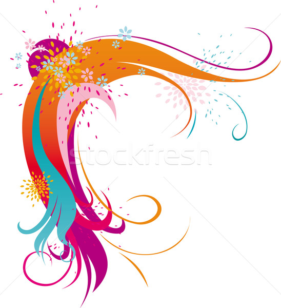 Abstract floral background Stock photo © LisaShu