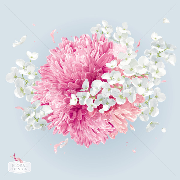 яблоко Blossom вектора современных цветочный Сток-фото © LisaShu