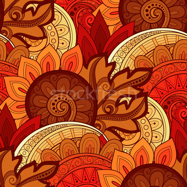 Vector Seamless Floral Pattern Stock photo © lissantee