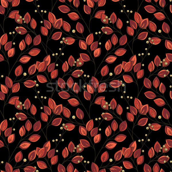 Vector Seamless Floral Pattern Stock photo © lissantee