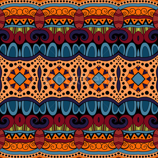 Vector fara sudura abstract tribal model Imagine de stoc © lissantee