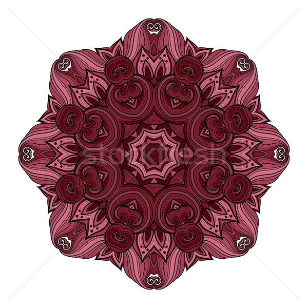 Vecteur belle contour mandala [[stock_photo]] © lissantee