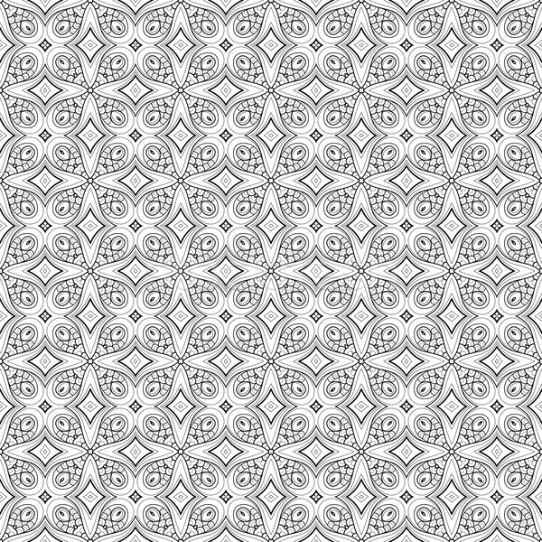 Vector Seamless Vintage Black and White Lace Pattern Stock photo © lissantee