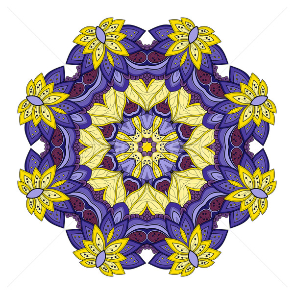 Vector Beautiful Deco Colored Mandala Stock photo © lissantee