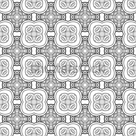 Vector Seamless Vintage Black and White Lace Pattern Stock photo © lissantee