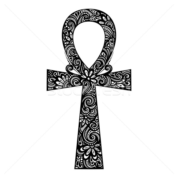 Vector Egyptian Cross (Ankh) Stock photo © lissantee
