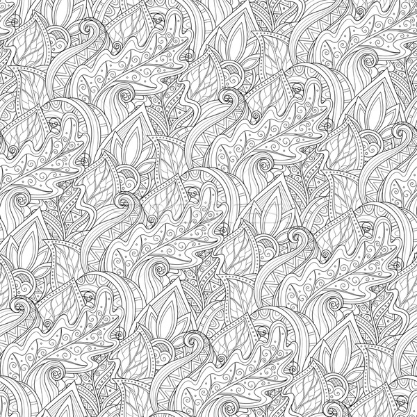 Vector Seamless Monochrome Floral Pattern Stock photo © lissantee