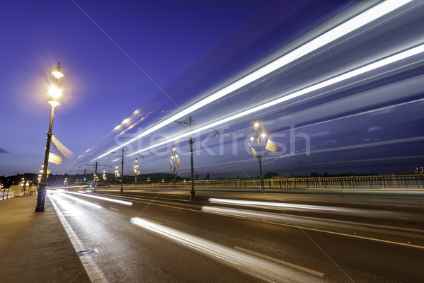 トラフィック 表示 橋 車 光 通り ストックフォト © LIstvan