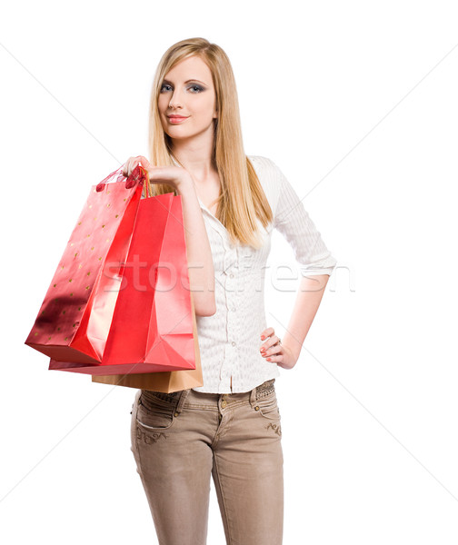 Gone shopping. Stock photo © lithian