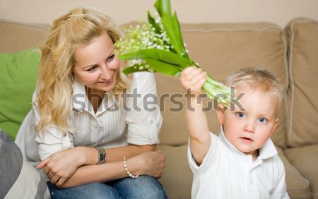 Gift flowers for my mom. Stock photo © lithian