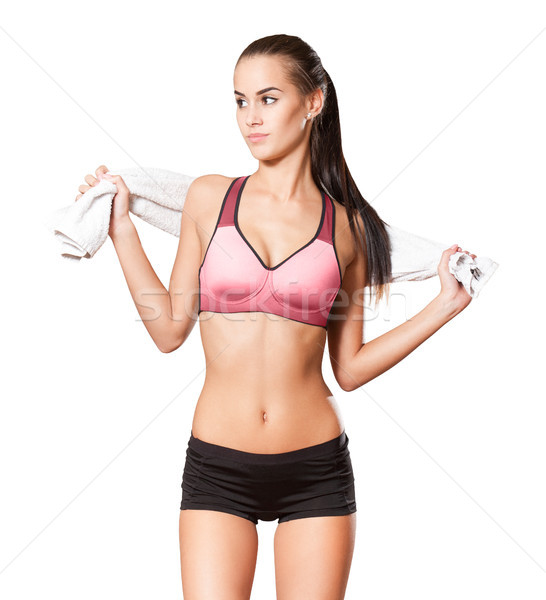 Fit and slender beauty. Stock photo © lithian