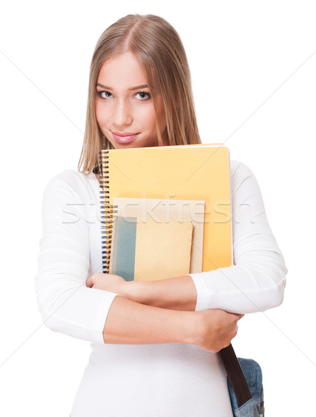 Attractive young student. Stock photo © lithian