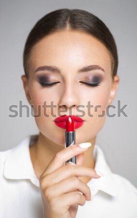 Gorgeous in makeup. Stock photo © lithian
