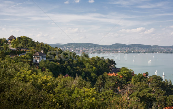 Tihany and lake Balaton. Stock photo © lithian