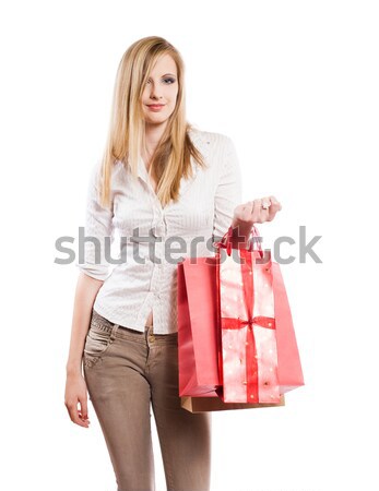 Gone shopping. Stock photo © lithian