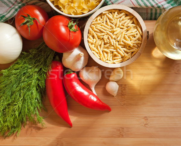 Fresh healthy ingredients. Stock photo © lithian