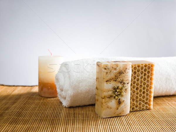 Still life of few spa accessories. Stock photo © lithian