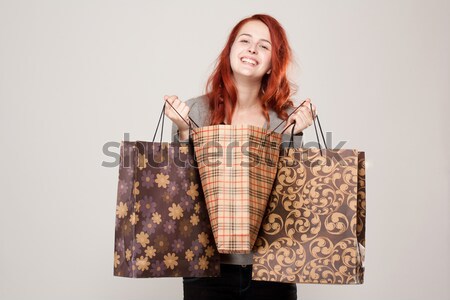 Gorgeous shopper. Stock photo © lithian