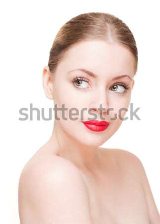 Puro belleza hermosa jóvenes rubio mujer Foto stock © lithian