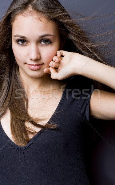 Gorgeous young model girl. Stock photo © lithian
