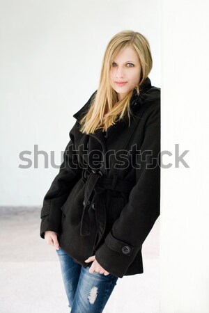 Very confident looking young brunette. Stock photo © lithian