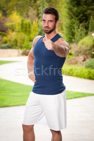 Super fit. Stock photo © lithian