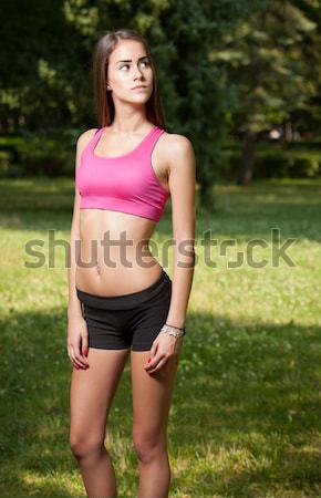 Some outdoors exercise. Stock photo © lithian
