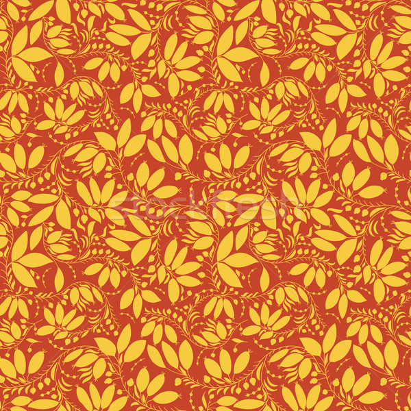 barberry seamless pattern. silhouette of berry or plants Stock photo © LittleCuckoo