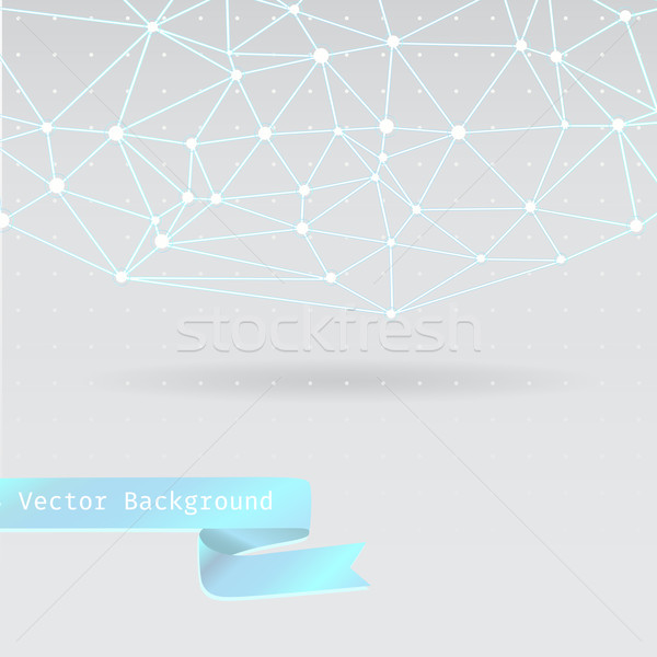 Vector abstract background of the triangle Stock photo © LittleCuckoo