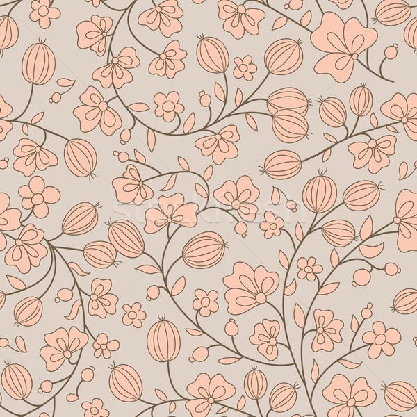 gooseberry seamless texture. vector pattern Stock photo © LittleCuckoo