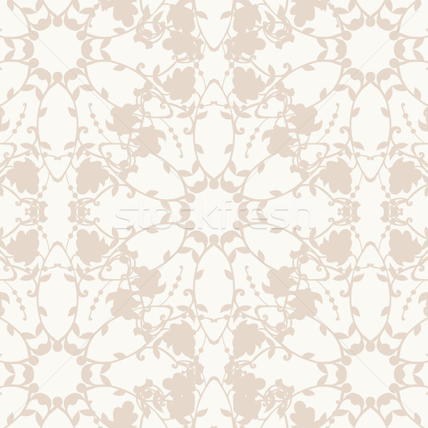 neutral floral background. swirl and curve Stock photo © LittleCuckoo