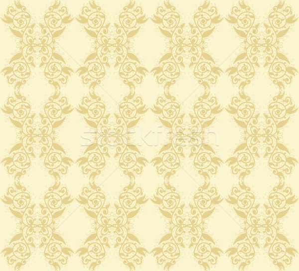 Neutral floral swirl Kurve Wirbel Kurven Stock foto © LittleCuckoo