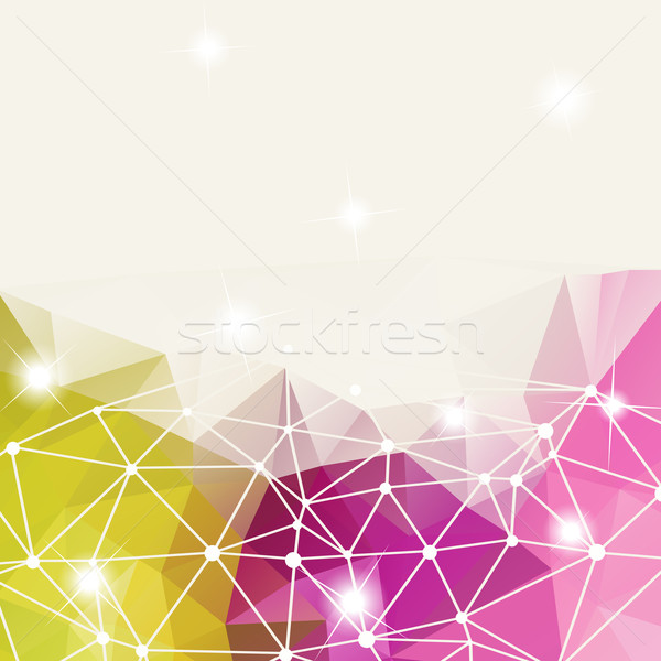 abstract background of triangles Stock photo © LittleCuckoo