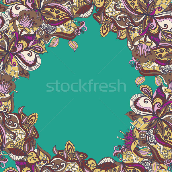 abstract hand-drawn pattern. seamless doodle texture Stock photo © LittleCuckoo