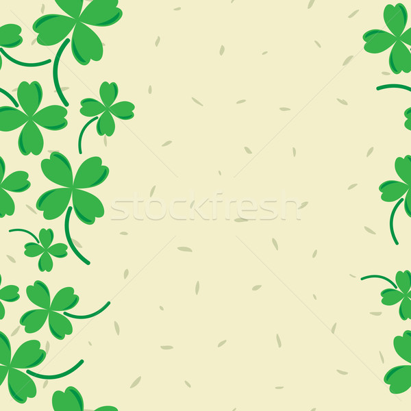 Día patrón verde trébol sin costura vector Foto stock © LittleCuckoo