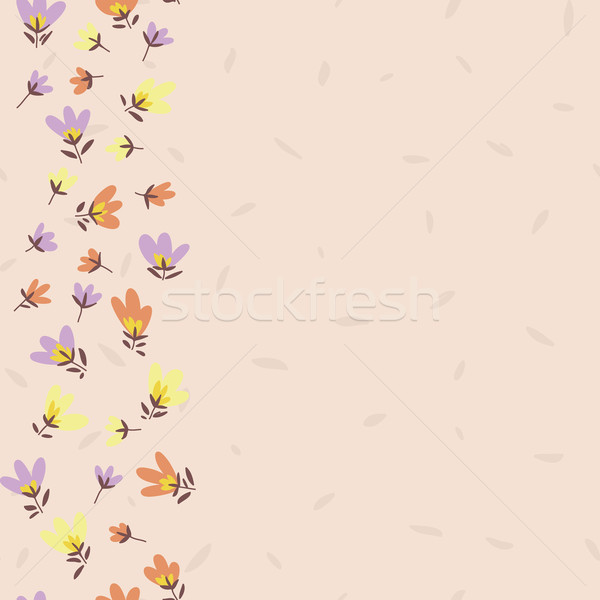 çiçek deseni bahar vektör karalama model Stok fotoğraf © LittleCuckoo