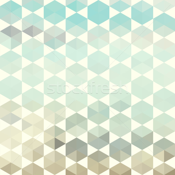 Retro pattern of geometric hexagon shapes Stock photo © LittleCuckoo