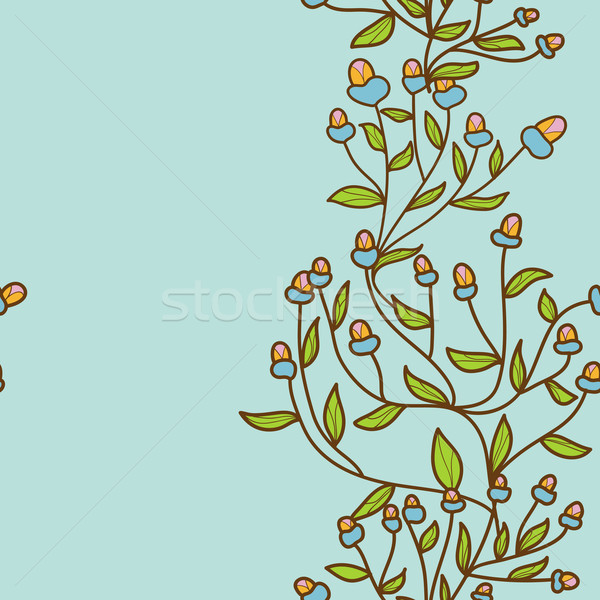 Abstrato flor broto padrão sem costura textura Foto stock © LittleCuckoo