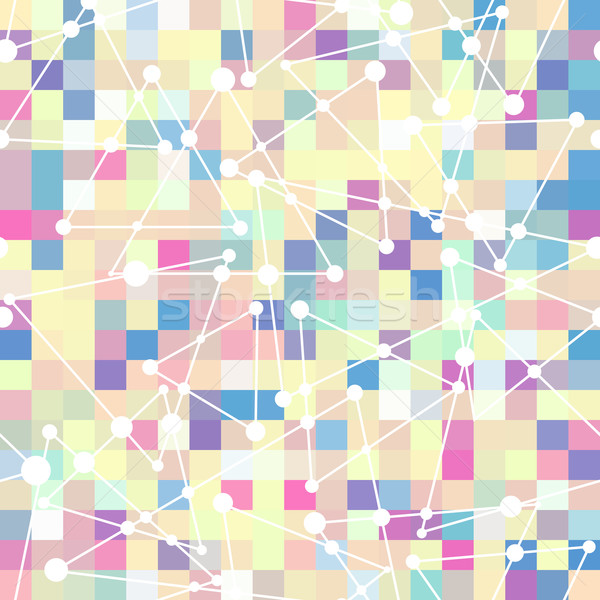 Geometrisch patroon kleur vierkante driehoek voorjaar schoonheid Stockfoto © LittleCuckoo