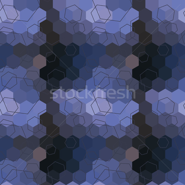 Geometric seamless hexagon abstract background Stock photo © LittleCuckoo