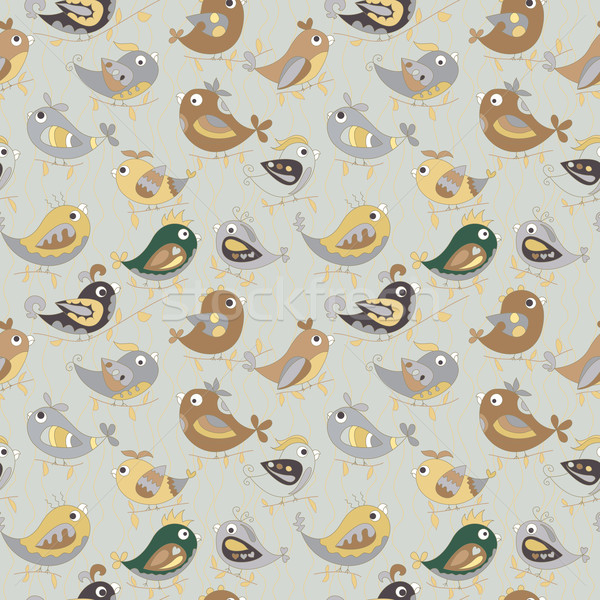 Parrot  seamless colorful pattern Stock photo © LittleCuckoo