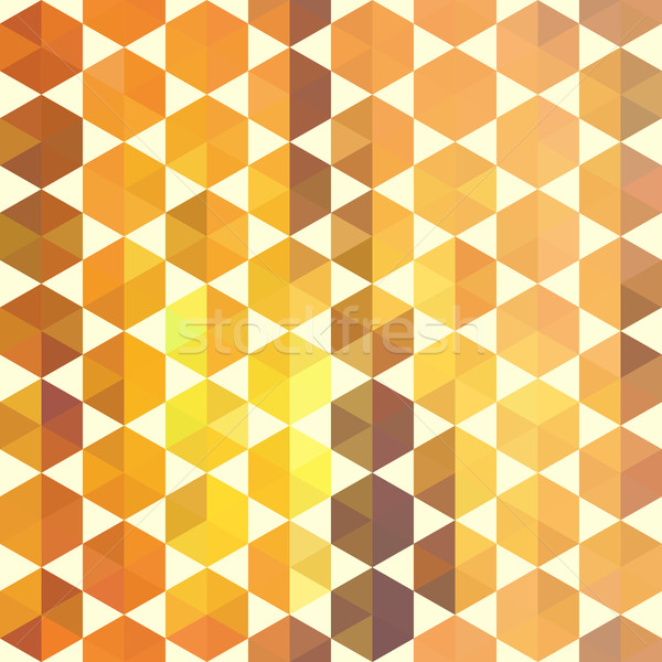 Retro orange pattern of geometric shapes Stock photo © LittleCuckoo